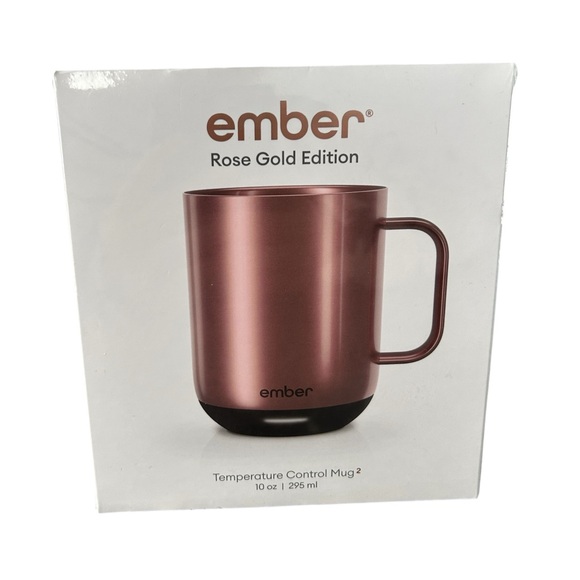 new ember temperature control smart mug 10oz app controlled heated rose gold mug - Picture 7 of 11